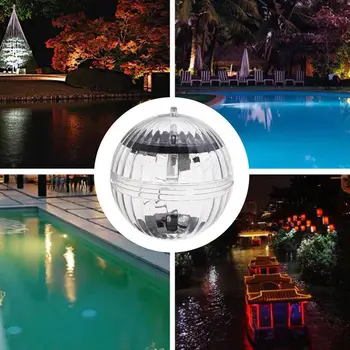 

Outdoor Solar LED Floating Lights Solar Power Lamp Pool Floating RGB Pond Light LED Lamp Garden Decor Waterproof LED Bulbs