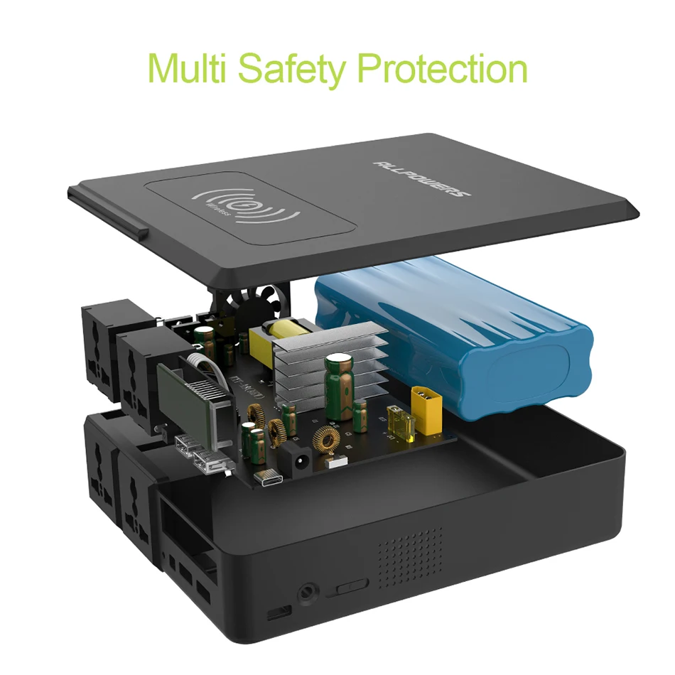 ALLPOWERS Power Bank 154W 41600mAh Super High Capacity External Battery Charger Portable Generator with AC/DC/USB/Wireless etc. ALLPOWERS Power Bank 154W 41600mAh Super High Capacity External Battery Charger Portable Generator with AC/DC/USB/Wireless etc.