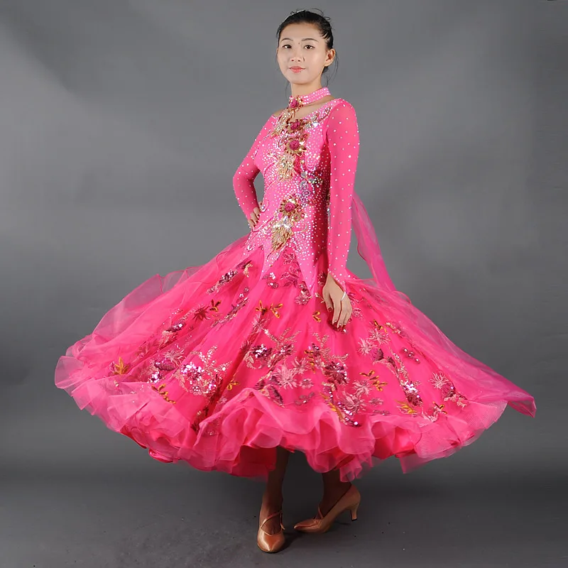 

Customize New ballroom dance dress standard ballroom waltz dresses ballroom dance competition dresses custom made MD918