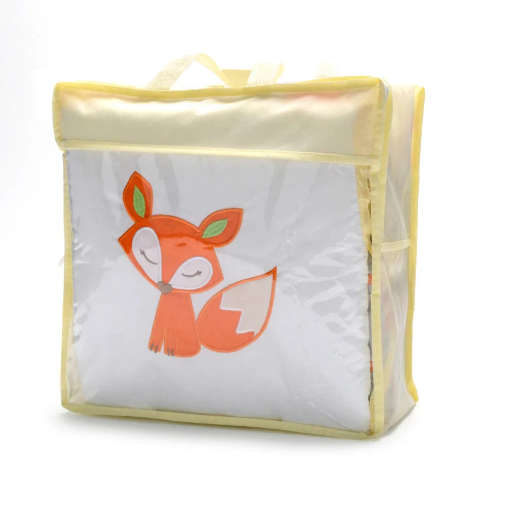 Baby Crib Bumper Nursing Pillow Fox Elephant Baby Bedding Back Cushion Cot Bumper protector Newborn Baby Room Decor 6Pcs/12Pcs