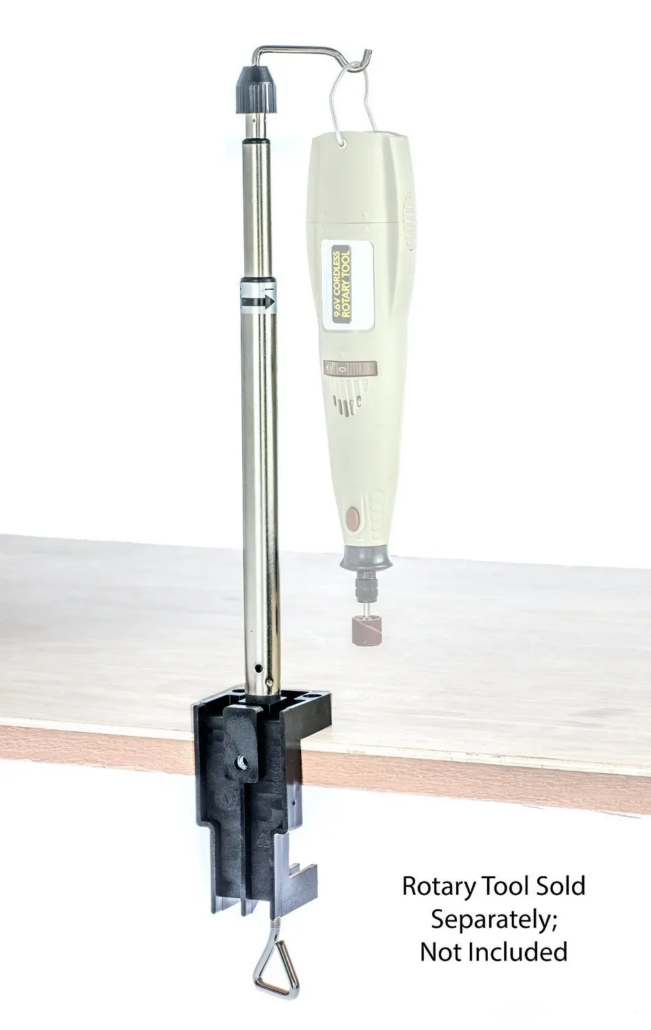 360 degrees Rotates27 inches Rotary Tool Holder with Table Clamp