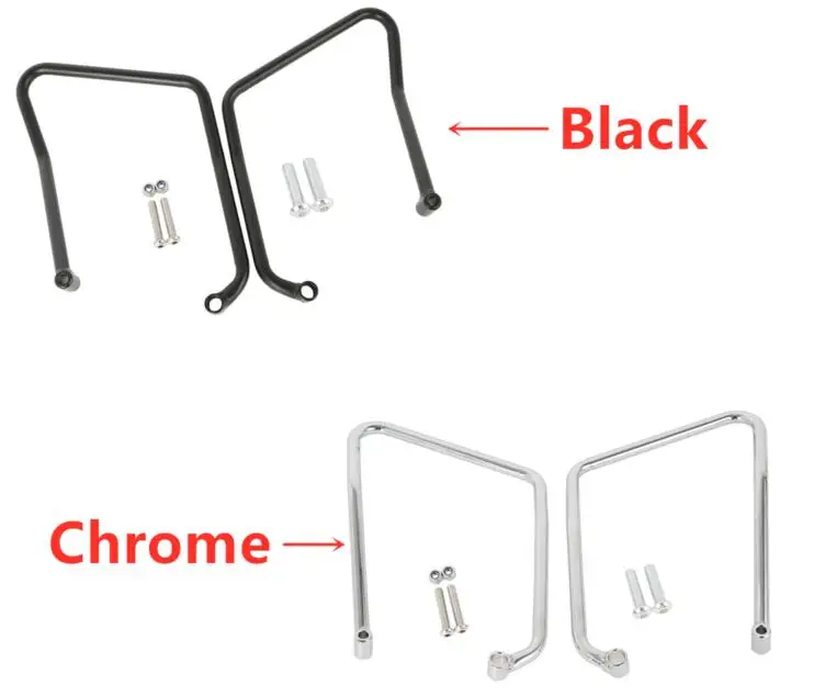 

Motorcycle Saddlebag Support Brackets For Harley Sportster XL883 XL1200 2004-2016