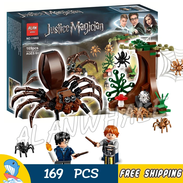 

169pcs The Chamber of Secrets Aragog's Lair Magic Forest 11003 Figure Building Blocks Toy Harri Potter Compatible With LegoING