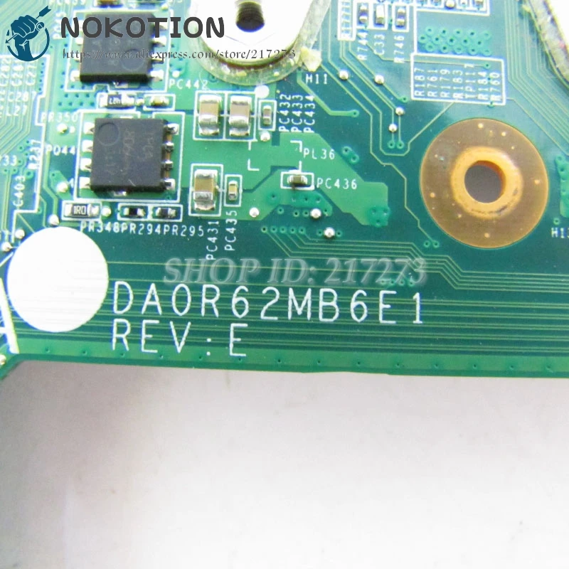 NOKOTION 720459-501 720459-001 DA0R62MB6E1 материнская плата для ноутбука hp Pavilion 15 17 15-E 17-E основная плата HD 8670M DDR3