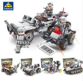 

84051 393pcs Military Constructor Model Kit Blocks Compatible LEGO Bricks Toys for Boys Girls Children Modeling