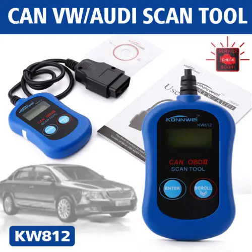 OBD2 Diagnostic KONNWEI VAG305/KW812 Car CAN ODBII Scan Tool VW/AUDI Vehicle Faul Code Readers &amp Tools |
