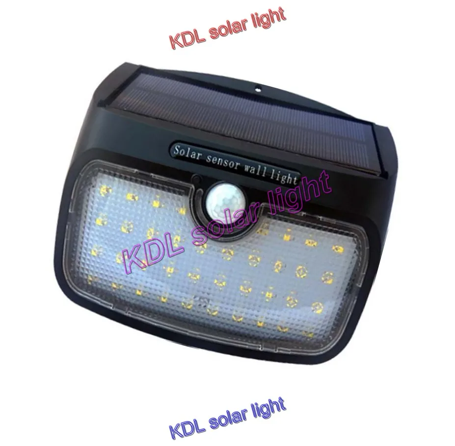 

3pcs/lot 48 leds split solar panel indoor Light PIR motion radar smart solar lamp for Garden Back Door Step Stair Fence camps ho