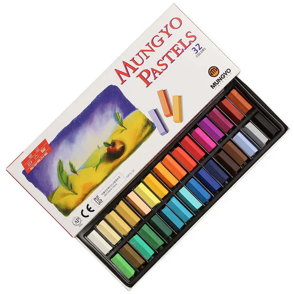 Мягкая пастель MIRUI 24 или 32 или 48 или 64 цвета квадратного типа - Цвет: 32 colors Set