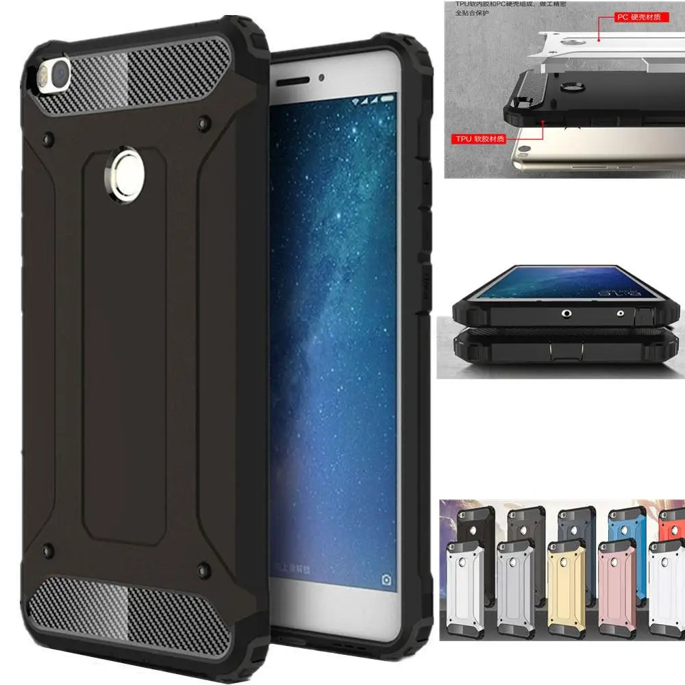 

For Xiaomi Max 2 3 Mix 2s Mix 3 Pocophone F1 Case Hybrid Armor Hard Phone Armor Cases For Xiaomi Mi Play Max3 Max2 Mix Max