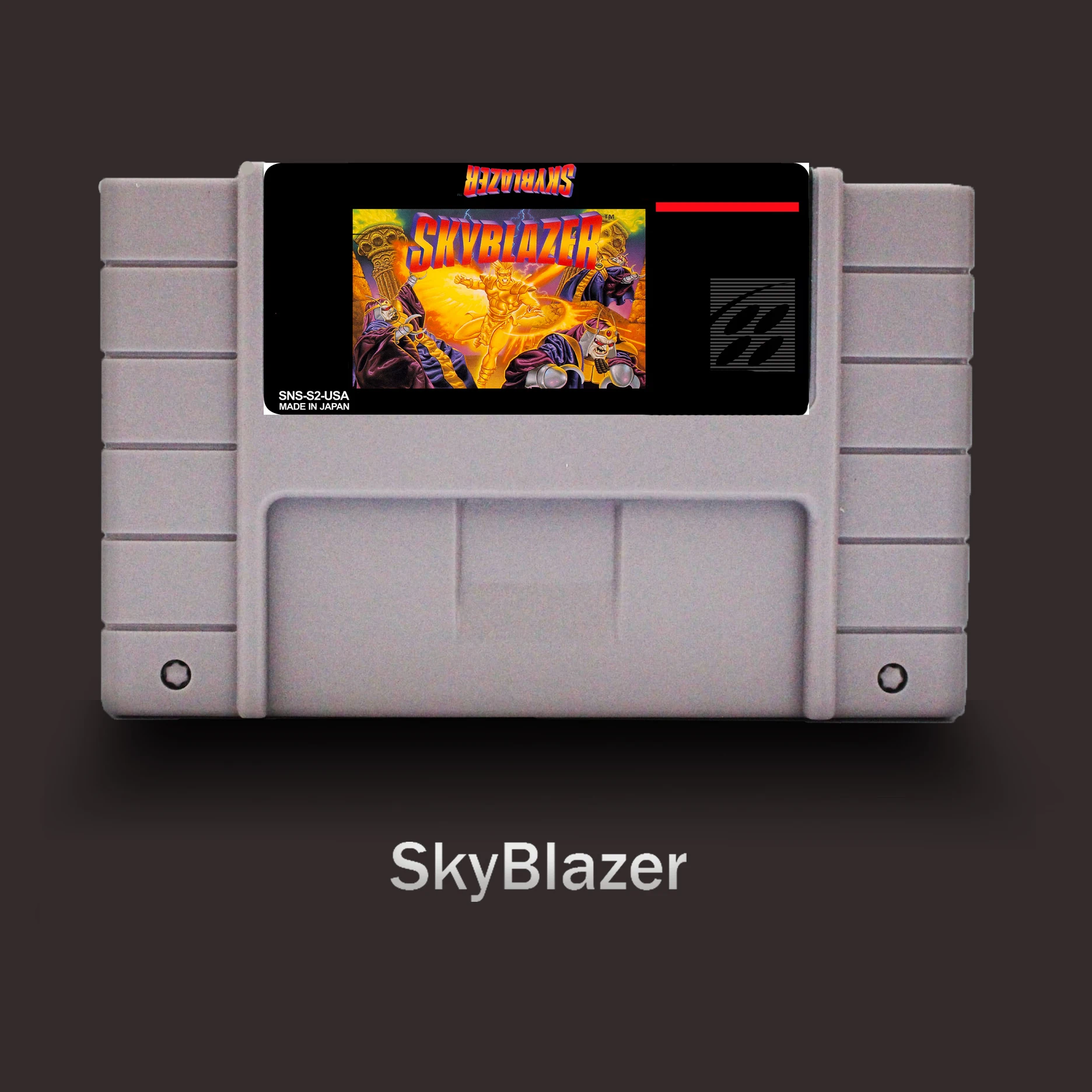 SkyBlazer-16 бит для NTSC игровой плеер большой серый карты | Электроника