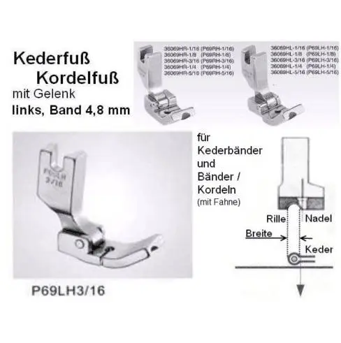 Piping Cording Foot P400LH400400P400LH40040P400LH40040P400LH4004006 Left Side Interesting Piping Foot For Juki Sewing Machine Piping Cording Foot P400LH400400P400LH40040P400LH40040P400LH4004006 Left Side Interesting Piping Foot For Juki Sewing Machine