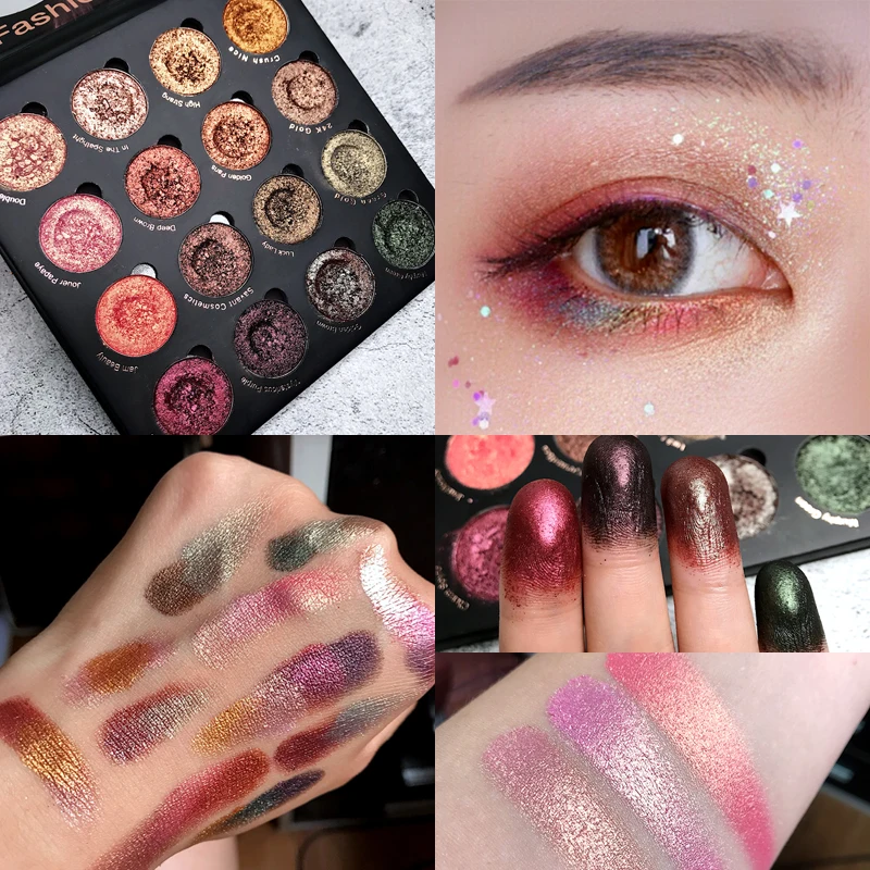 New Eyeshadow Palette 16 Colors Shimmer Matte Glitter Makeup Palette Nude Smoky Pigment Makeup Eyeshadow Palette Eye Palette New Eyeshadow Palette 16 Colors Shimmer Matte Glitter Makeup Palette Nude Smoky Pigment Makeup Eyeshadow Palette Eye Palette