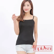 Inplusni женский жилет танки Летний корейский жилет Модальная рубашка Женская сорочка в танках wonen