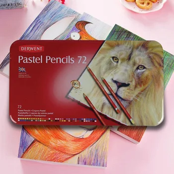 

72 colors pastel pencils tin box gift set