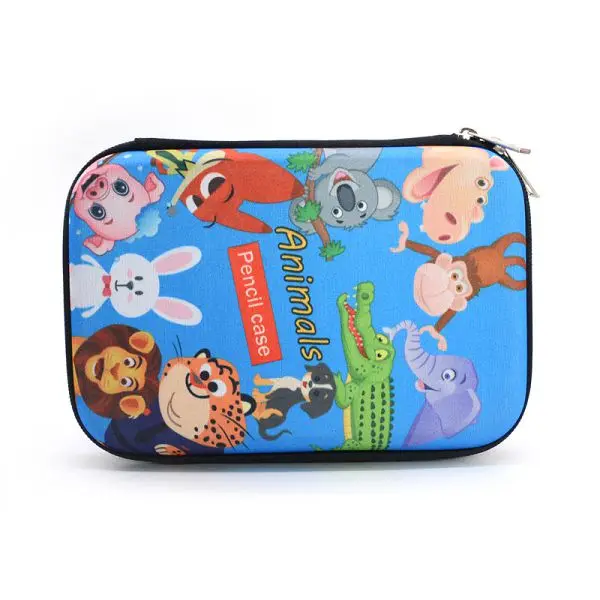 Чехол для карандашей школьные принадлежности Estuche Escolar Trousse Scolaire Stylo Estojo Escola EVA Kalem Kutusu чехол для карандашей с единорогом - Цвет: Blue animal