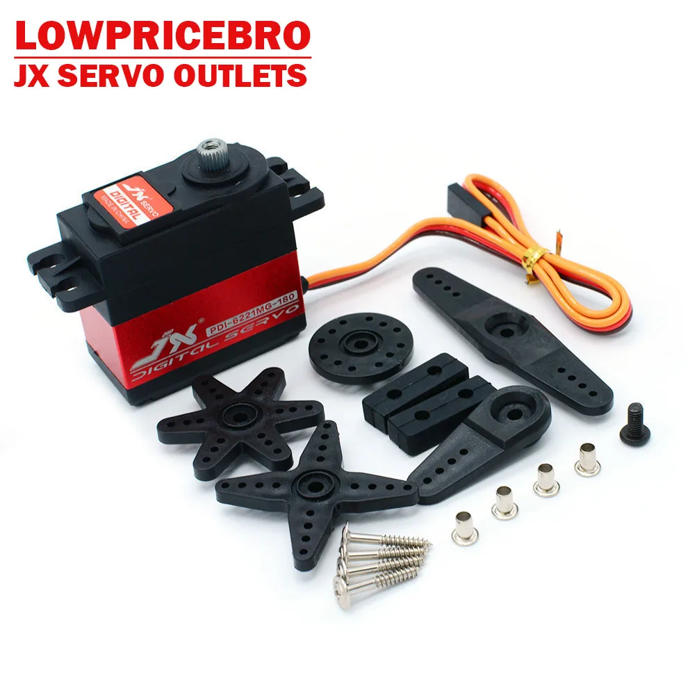 JX PDI-6221MG-180 20 кг 180 градусов металлическая Шестерня цифровой стандартный