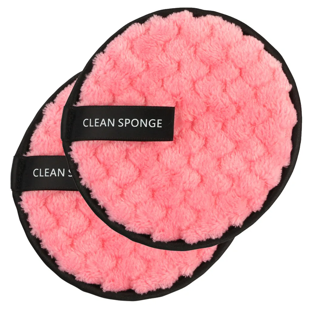 

1/2PCS Soft Makeup Remover Towel Fashion Face Cleaner Plush Puff Reusable Cleansing Cloth Pads Foundation Face Skin Care Tools