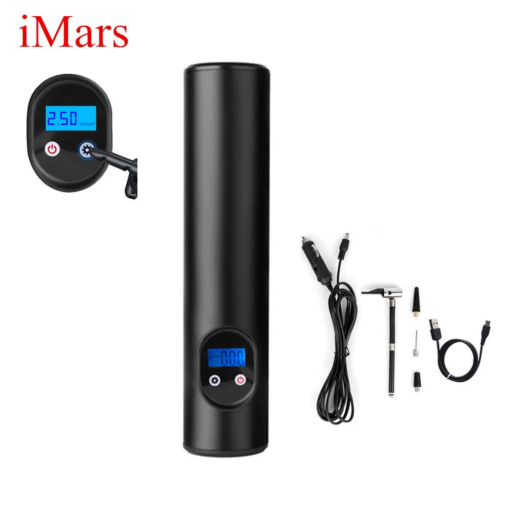 

iMars General Car Wireless Tyre Inflator Air Tire Pump Digital Display Charger Air Compressor For Motorcycle Bicycle Ball Toy