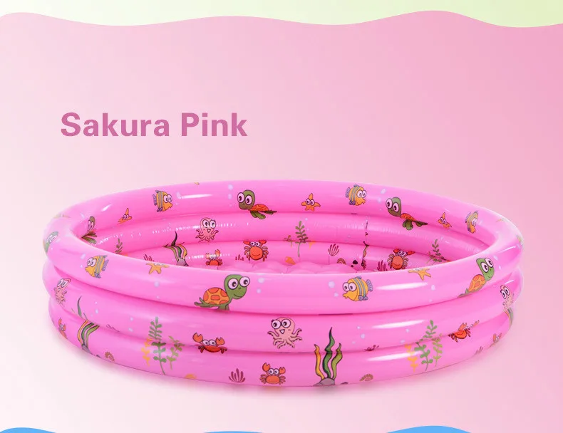 130cm Pink Фирменная Новинка надувной детский бассейн, принадлежности для барбекю, бесплатный Wi-Fi Портативный на открытом воздухе для детей Ванна для бассейна детский бассейн воды в бассейне - Цвет: 130cm Pink
