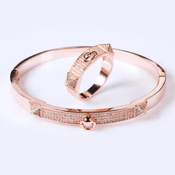

Star with A Circle Mouth Square Shield Bracelet Micro Set Stone Jewelry Wholesale Female Personality Bracelets