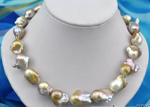 

huij 001521 baroque lavender reborn keshi pearl necklace