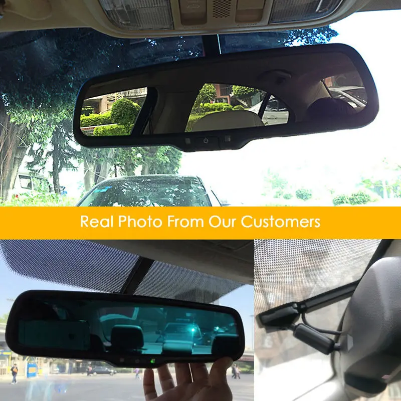 Зеркало заднего вида для автомобиля, электронное авто затемнение, внутреннее зеркало, специальный кронштейн для Toyota Honda i30 hyundai VW peugeot 4