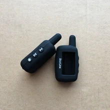 2017 A9 LCD caso chave de silicone, tamarak para Russo versão Two-way Sistema de alarme de carro para StarLine A9 moda estilo proteja shell