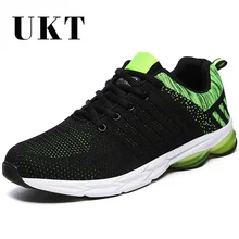 UKT бренд светильник спортивная обувь для мужчин на шнуровке амортизирующие мужские кроссовки сетка дышащая марафонская спортивная обувь для мужчин 5-10 км