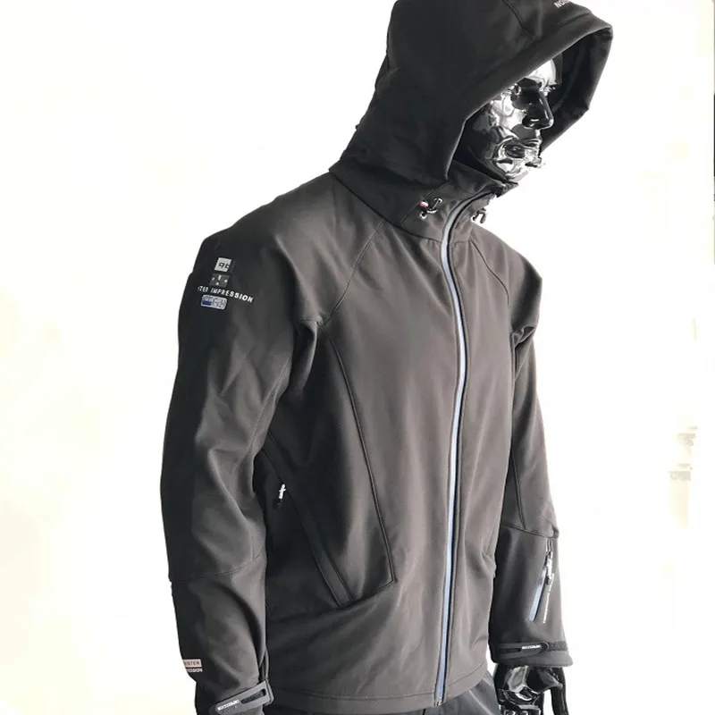 Winter Impression High Quality Softshell Jacket Men Waterproof Windproof Jacket Soft Shell Coat Male Hiking or Camping Jacket Winter Impression High Quality Softshell Jacket Men Waterproof Windproof Jacket Soft Shell Coat Male Hiking or Camping Jacket