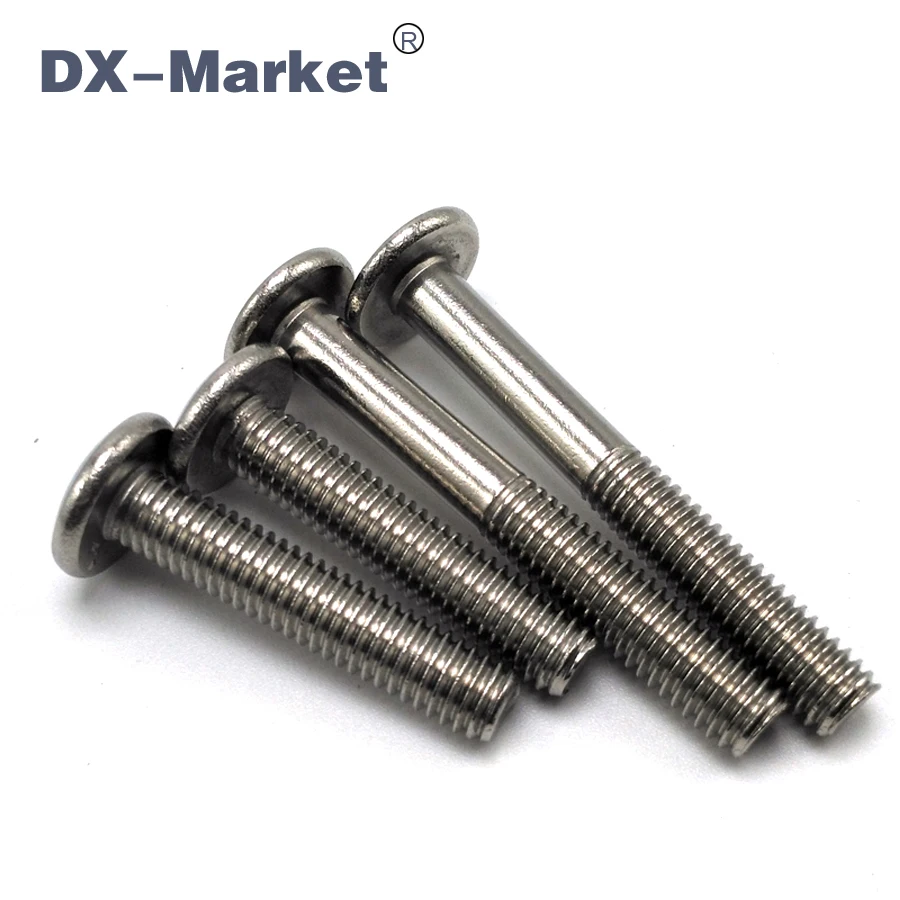 

m6*40 , 50pcs , 304 stainless steel M6 furniture Hexagon screws , sus304 flat bolt Furniture fasteners