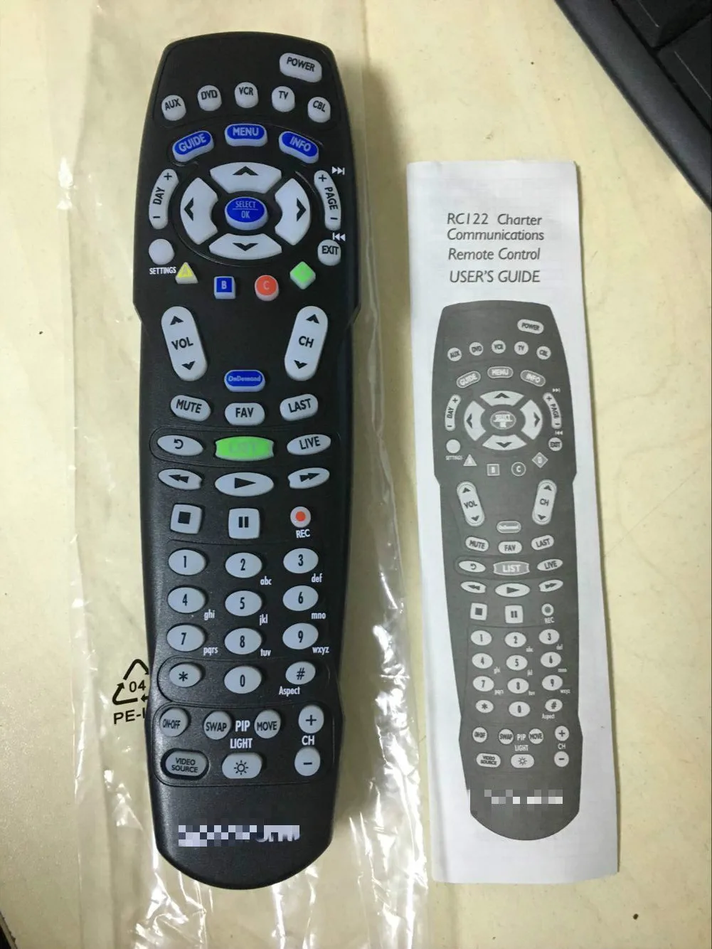 spectrum remote rc