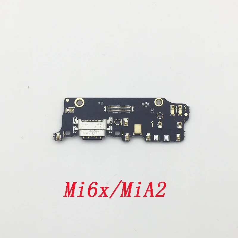 Для Xiaomi mi 6X гибкий кабель док-станции с USB-зарядкой + crophone Dock Connector для сяо A2 USB