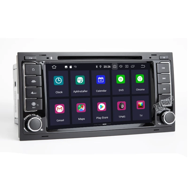 Perfect IPS SCREEN DSP 4G 2 din Android 9.0 CAR DVD PLAYER For VW Touareg T5 Transporter Multivan GPS radio multimedia navigation pc 14