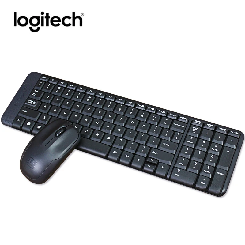Беспроводная клавиатура Logitech MK220 мышь английская ноутбук оптическая