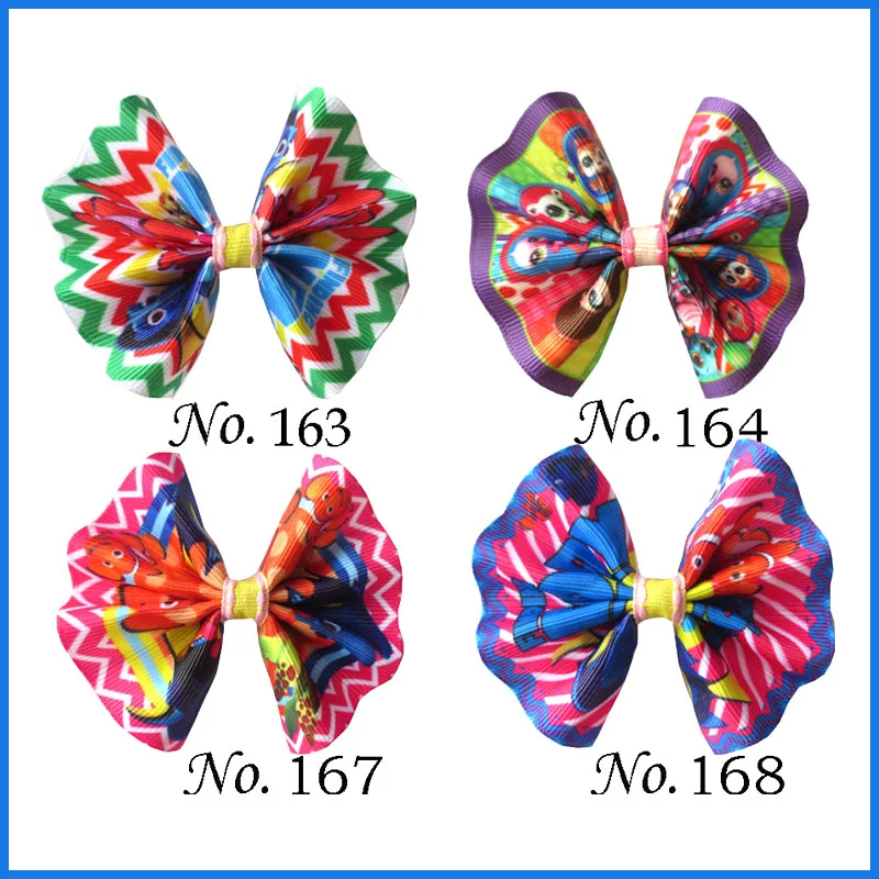 

500 BLESSING Girl 3" Fan Hair Bow Clip Unicorn Wholesale L.O.L Surprise Doll Baby
