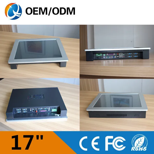 Desktop computer 17 inch Resolution 1280 1024 All in One PC Industrial Computer with 2GB DDR3