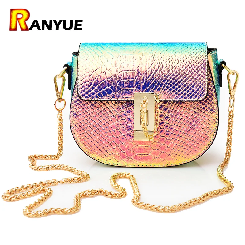PU Laser Small Mini Flap font b Bag b font font b Women b font Messenger