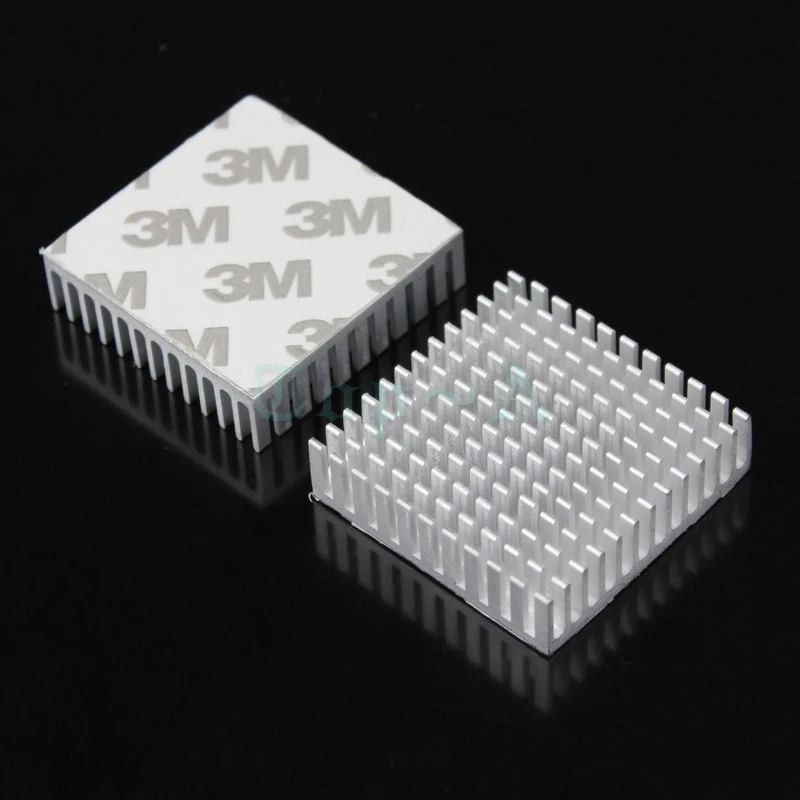 Dissipador de Calor de Alumínio Dissipador de Calor Ventilador de Refrigeração do Radiador 10mm para o Norte a Sul da Ponte Gdstime Chip ic 35mm x 100 Pcs 35x35x10mm - Imagem 3