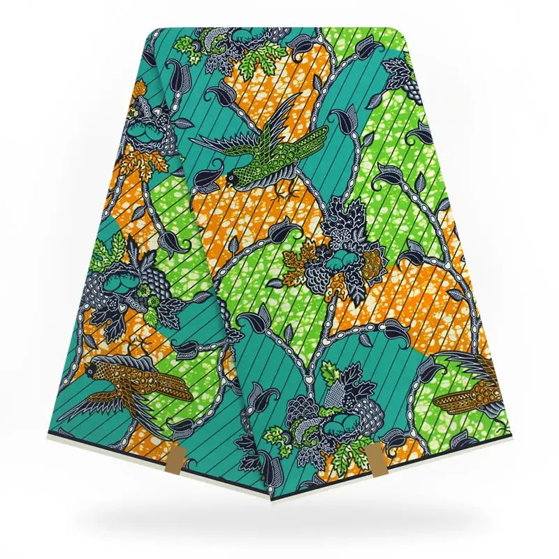 

2019 Ankara hot Wax Hollandais African Hollandais Real Dutch Wax Veritable Wax Hollandais For Women Dress 6yards