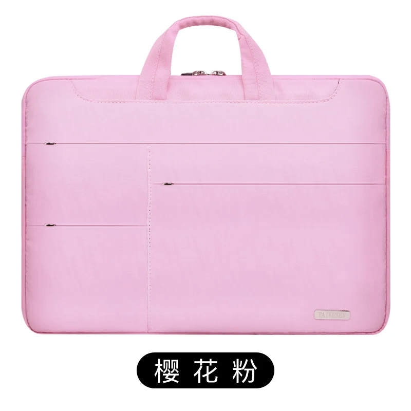 11 12 13 14 15 15,6 дюймовый ноутбук сумка-чехол для Macbook Air retina портативный ноутбук iPad лайнер сумка рукав ноутбук сумка - Цвет: Pink Portable