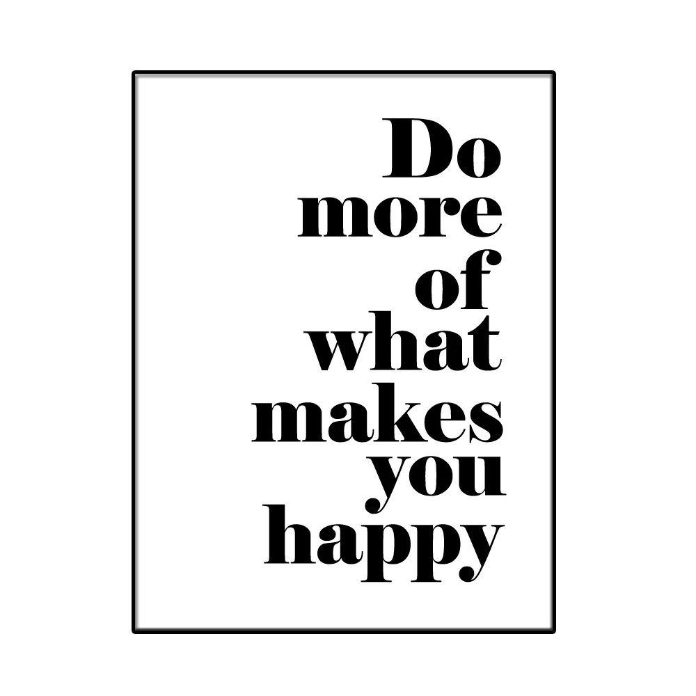 1 Stuck Leinwand Mehr Tun Was Macht Sie Gluckliche Beschriftet Inspirierende Quote Wall Bilder Ungerahmt Fur Dekoration Lz300 Print On Canvas Wall Picturesinspirational Quotes Aliexpress
