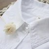 Elegant Long Blouse White Shirt Women Ladies Office 100% cotton Shirts Casual Cotton Blouse Fashion Blusas Femininas 0.24 ► Photo 3/5