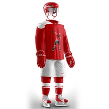 Крутой хоккейный лед хоккейный Джерси принимает на заказ имя и номер Синий