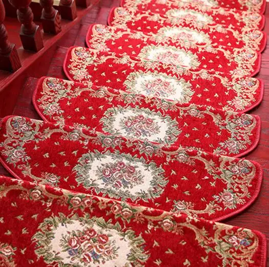 8pcs European Stair setpping Carpet Sets non-slip Stair trend Mats Step Rug for Stair 25*75cm fit for 25cm width Stair pad mat 8pcs European Stair setpping Carpet Sets non-slip Stair trend Mats Step Rug for Stair 25*75cm fit for 25cm width Stair pad mat