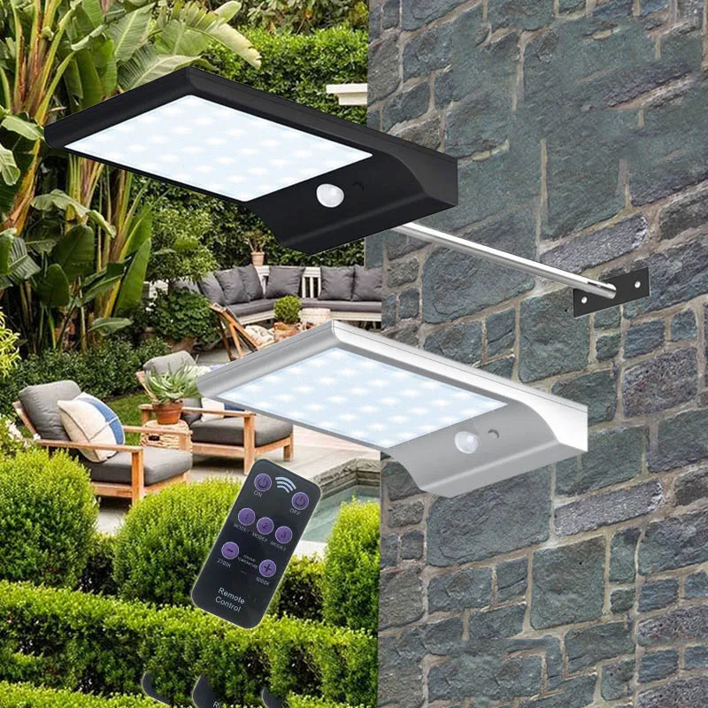 Tamproad 48led Solar Lamp Remote Control Dimmable Light Body 48led Solar Lamp Remote Control