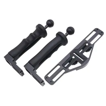 

Yiwa VELEDGE Dual Handheld Stabilizer Diving Underwater Camera Housings Tray/Grip Waterproof with Double Handle