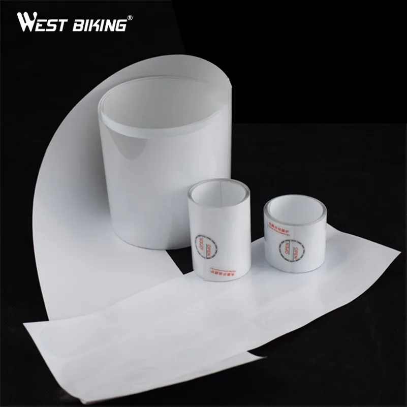 

WEST BIKING Bicycle Paint Protection Film Bike Frame Anti Scratch Membrane Transparent Scratch-resistant Film Cycle Protect Film