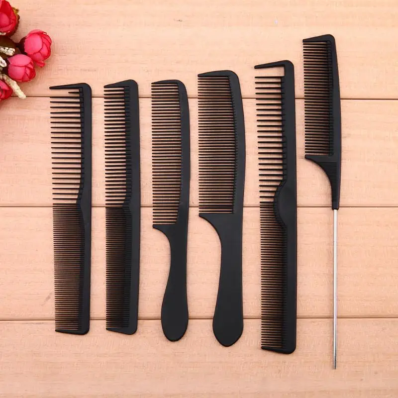 Buy Pro Hairdresser Plastic Comb Black Color Popular