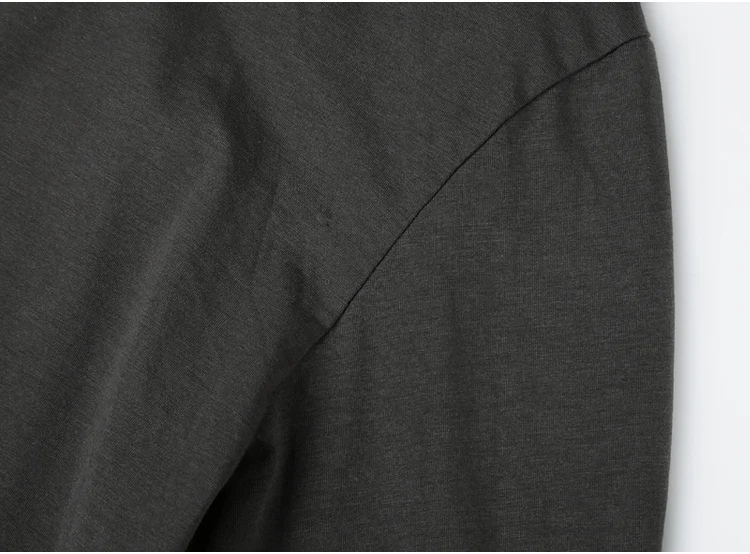 Men Autumn New European Style High Collar Long Sleeve Hooded T-shirt with Cap Men Slim Casual Cotton Irregular T-shirt T908 HTB1Dr7fp8jTBKNjSZFNq6ysFXXaP - Men Autumn New European Style High Collar Long Sleeve Hooded T-shirt with Cap Men Slim Casual Cotton Irregular T-shirt T908