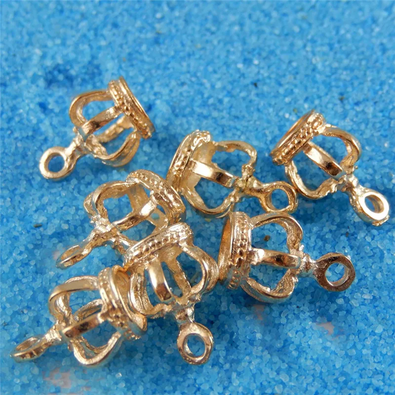 Подвеска в виде короны из золотого сплава 14 х9х9 мм 39239 дюйма 20 шт.|pendant charms|charm